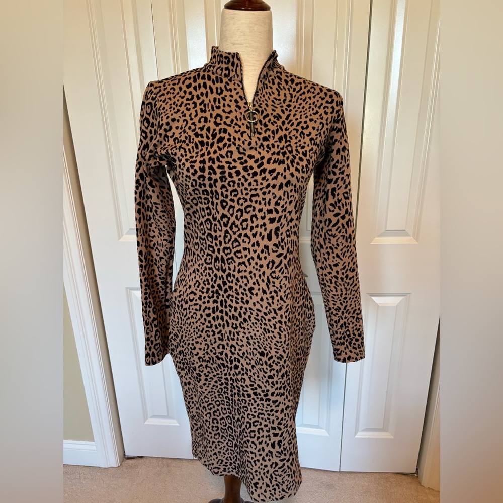 Hugo by Hugo Boss Leopard Dress Large
